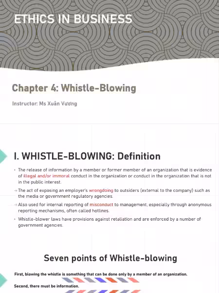 Ethics in Whistleblowing: A Moral Tightrope Walk