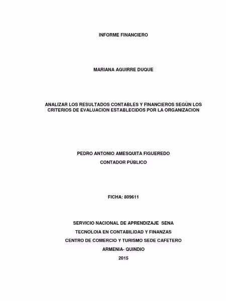 Entendiendo el Informe Financiero: Una Guía Completa Entendiendo el Informe Financiero: Una Guía Completa