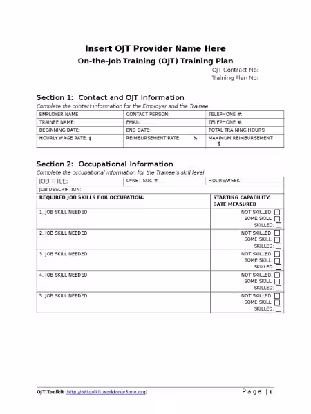 Streamlining On-the-Job Training: Your Guide to the Perfect OJT Training Template Streamlining On-the-Job Training: Your Guide to the Perfect OJT Training Template