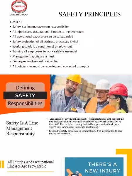 Understanding Safety Principles: A Foundation for a Secure and Successful Workplace