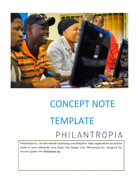 Template for Concept Note: Streamlining Your Project Ideas