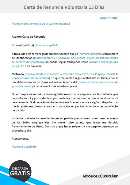carta-de-renuncia-voluntaria-15-dias