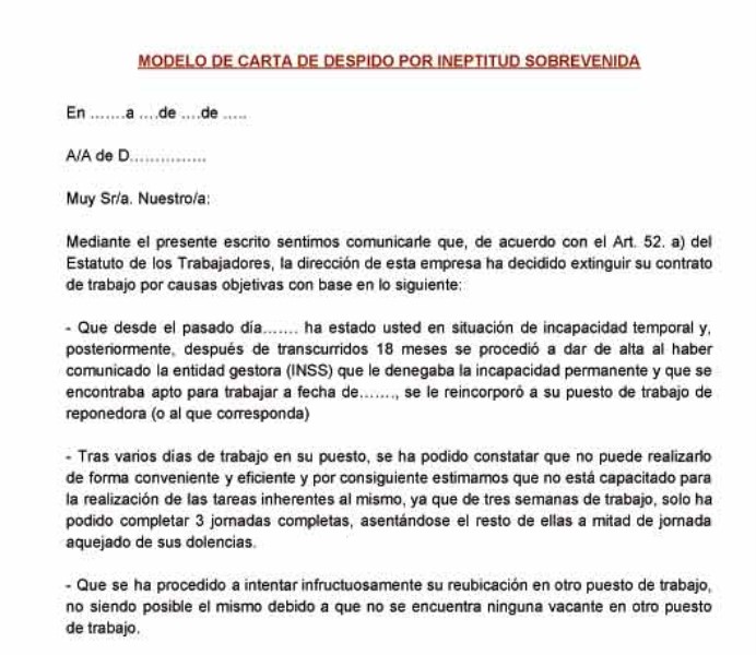 despido-por-ineptitud-sobrevenida-ejemplos