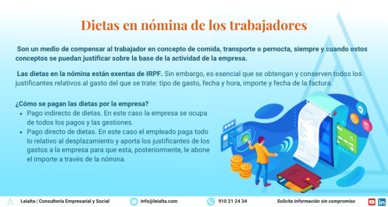 dietas-en-nomina-sin-justificar