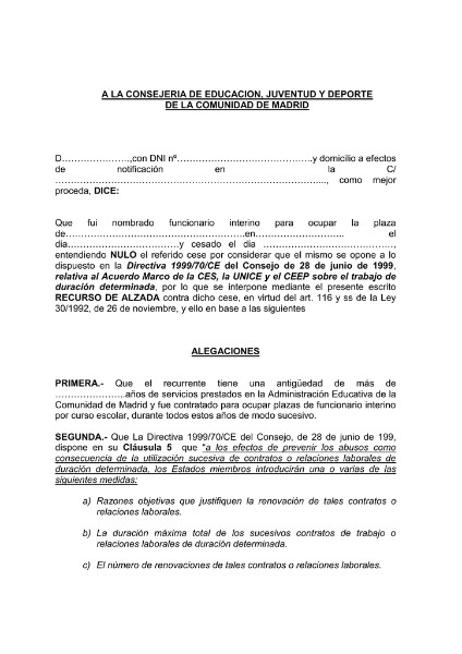 preaviso-cese-funcionario-interino