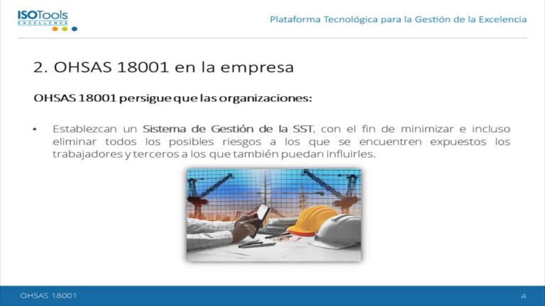 Aprende cómo implementar la norma OHSAS 18001 en tu empresa y mejorar