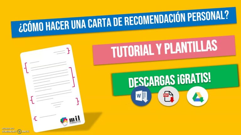 Guía completa: Cómo redactar una efectiva carta de recomendación comercial