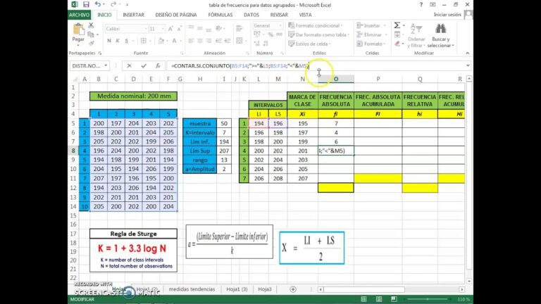 Guía completa para la distribución de frecuencias en datos agrupados en